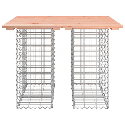 Panca da Giardino Design Gabbione 100x102x72cm Massello Douglas - homemem39