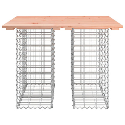 Panca da Giardino Design Gabbione 100x102x72cm Massello Douglas - homemem39