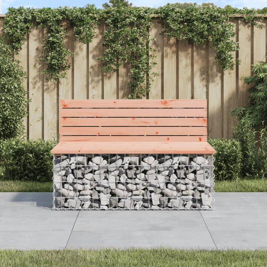 Panca da Giardino Design Gabbione 103x70x65 cm Massello Douglas - homemem39
