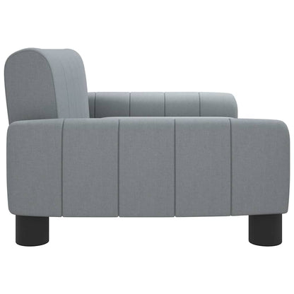 Divano per Bambini Grigio Chiaro 70x45x30 cm in Tessuto | homemem39