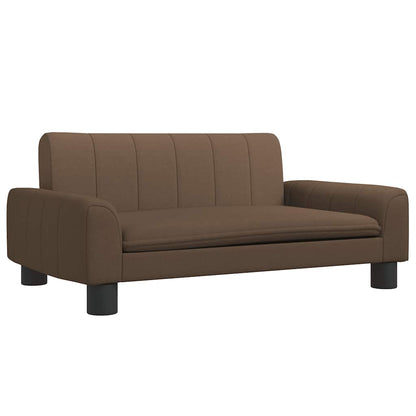 Divano per Bambini Marrone 70x45x30 cm in Tessuto | homemem39