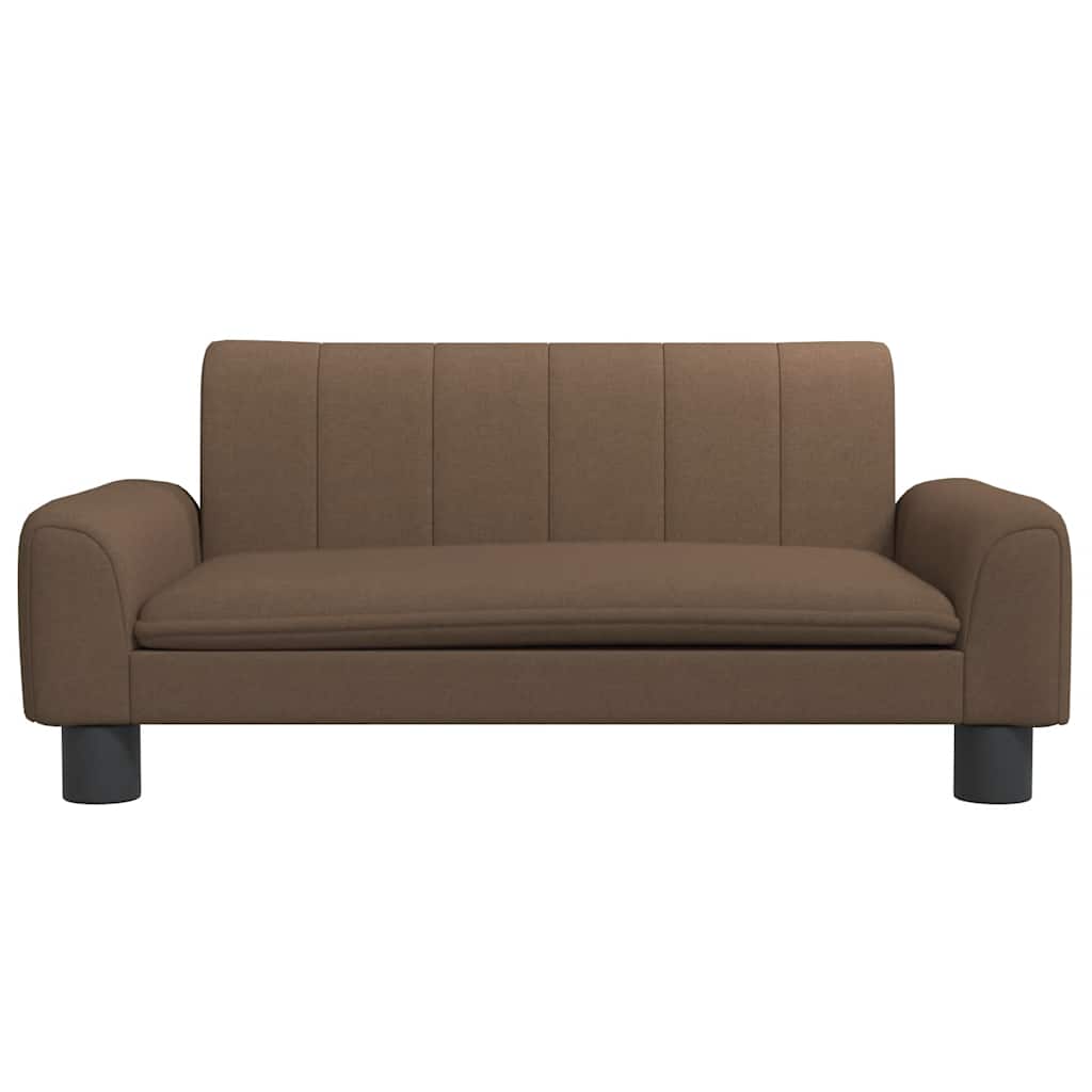 Divano per Bambini Marrone 70x45x30 cm in Tessuto | homemem39
