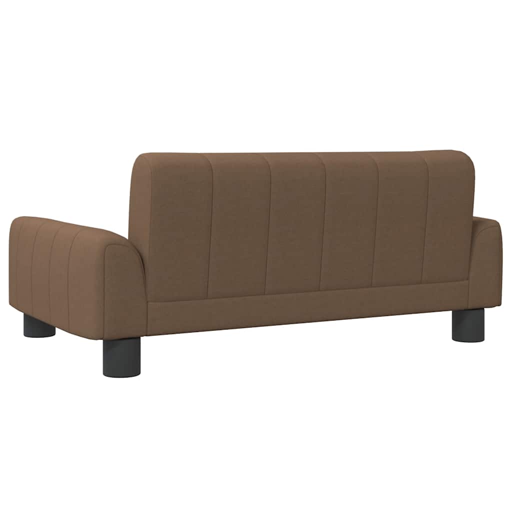 Divano per Bambini Marrone 70x45x30 cm in Tessuto | homemem39