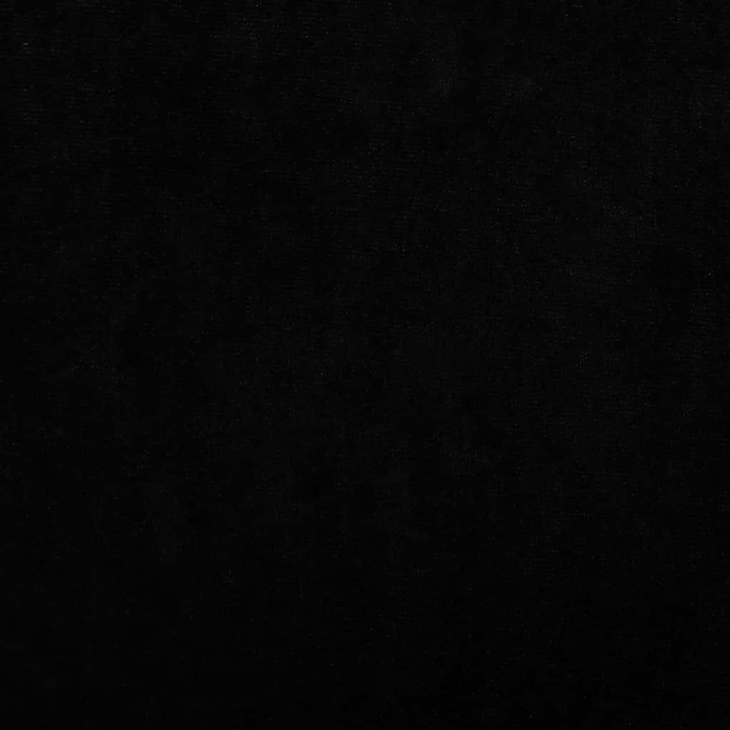 Divano per Bambini Nero 60x40x30 cm in Velluto | homemem39