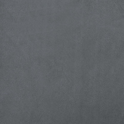 Divano per Bambini Grigio Scuro 70x45x26,5 cm in Velluto - homemem39