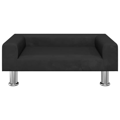 Divano per Bambini Nero 70x45x26,5 cm in Velluto | homemem39