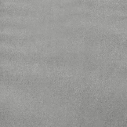Divano per Bambini Grigio Chiaro 50x40x26,5 cm in Velluto - homemem39
