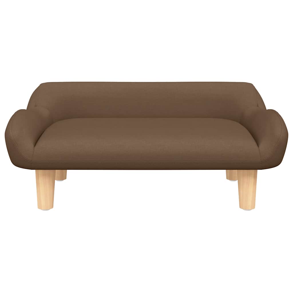 Divano per Bambini Marrone 70x40x24 cm in Tessuto | homemem39