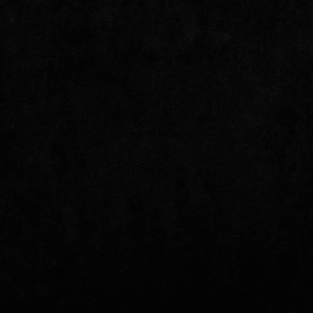 Divano per Bambini Nero 70x40x24 cm in Velluto | homemem39
