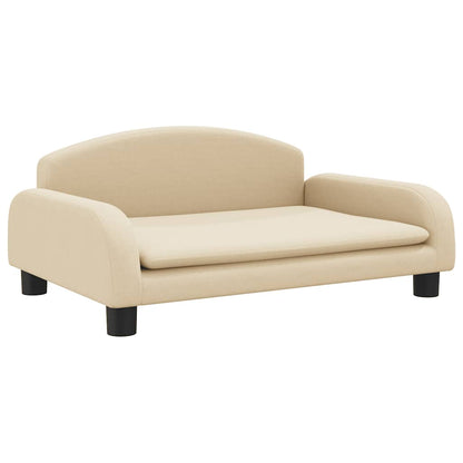 Divano per Bambini Crema 70x45x30 cm in Tessuto | homemem39
