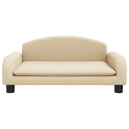 Divano per Bambini Crema 70x45x30 cm in Tessuto | homemem39