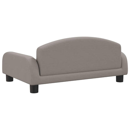 Divano per Bambini Tortora 70x45x30 cm in Tessuto | homemem39