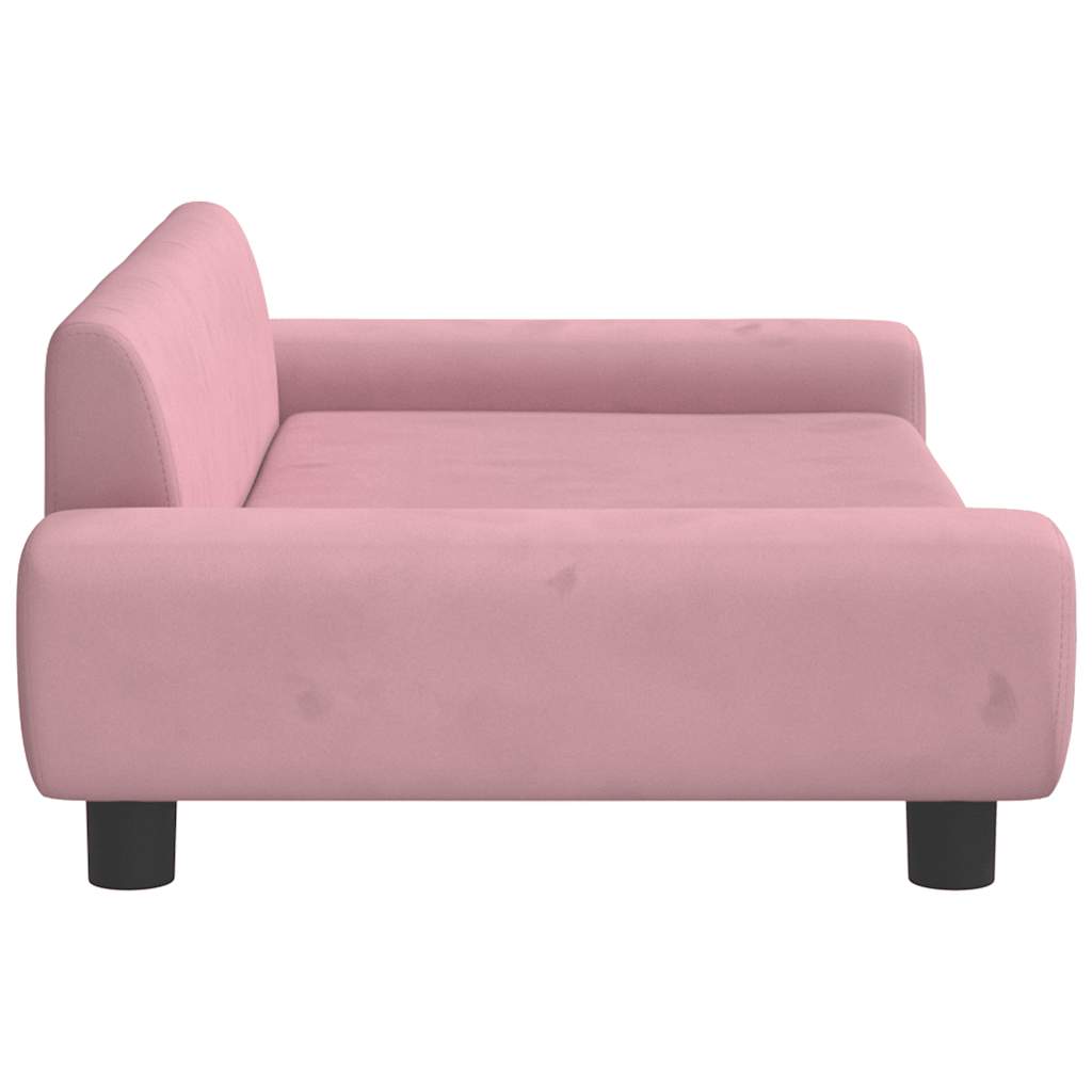 Divano per Bambini Rosa 100x54x33 cm in Velluto | homemem39