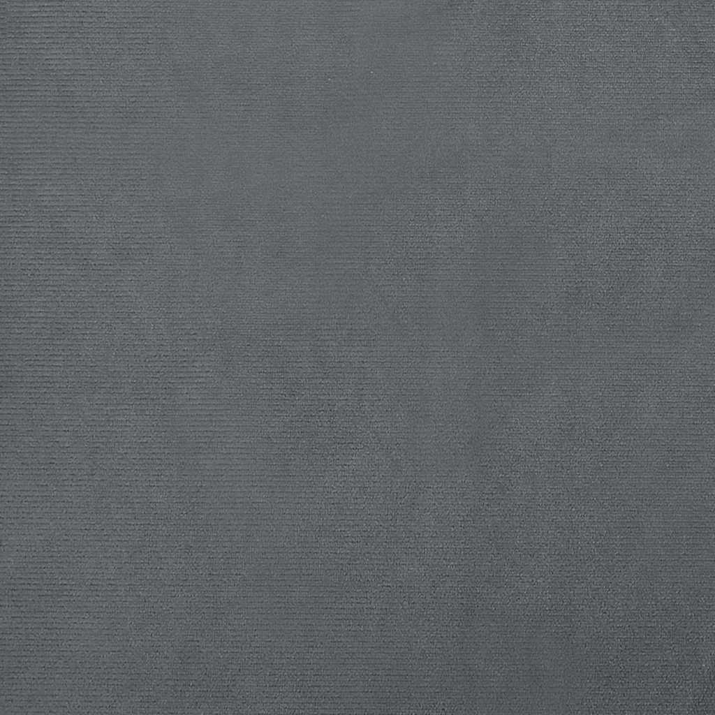 Divano per Bambini Grigio Scuro 70x45x33 cm in Velluto - homemem39