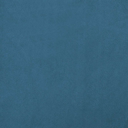 Divano per Bambini Blu 70x45x26 cm in Velluto