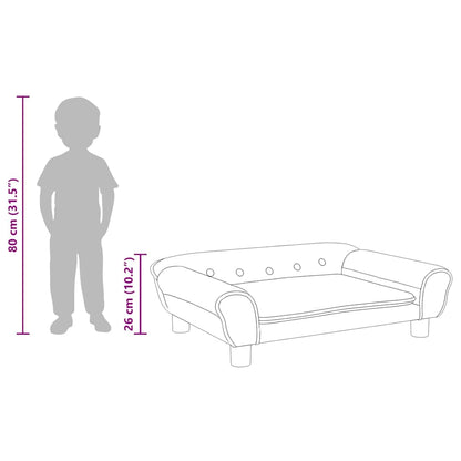 Divano per Bambini Rosa 70x45x26 cm in Velluto | homemem39