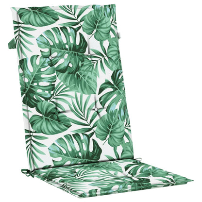 Sedie da Giardino Reclinabili con Cuscini 8 pz in Legno di Teak