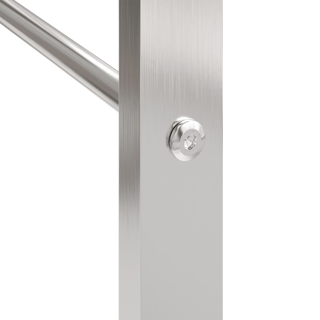 Wood holder 50x28x94 cm in Stainless Steel