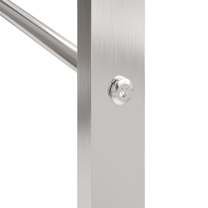 Wood holder 50x28x132 cm in Stainless Steel