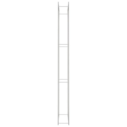 Portalegna 110x28x312 cm in Acciaio Inossidabile - homemem39