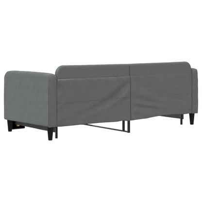 Divano Letto con Letto Estraibile Grigio Scuro 80x200 Tessuto - homemem39