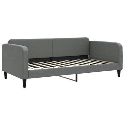 Divano Letto con Letto Estraibile Grigio Scuro 100x200 Tessuto - homemem39