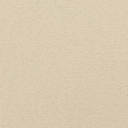 Divano Letto con Materasso Crema 100x200 cm in Tessuto - homemem39