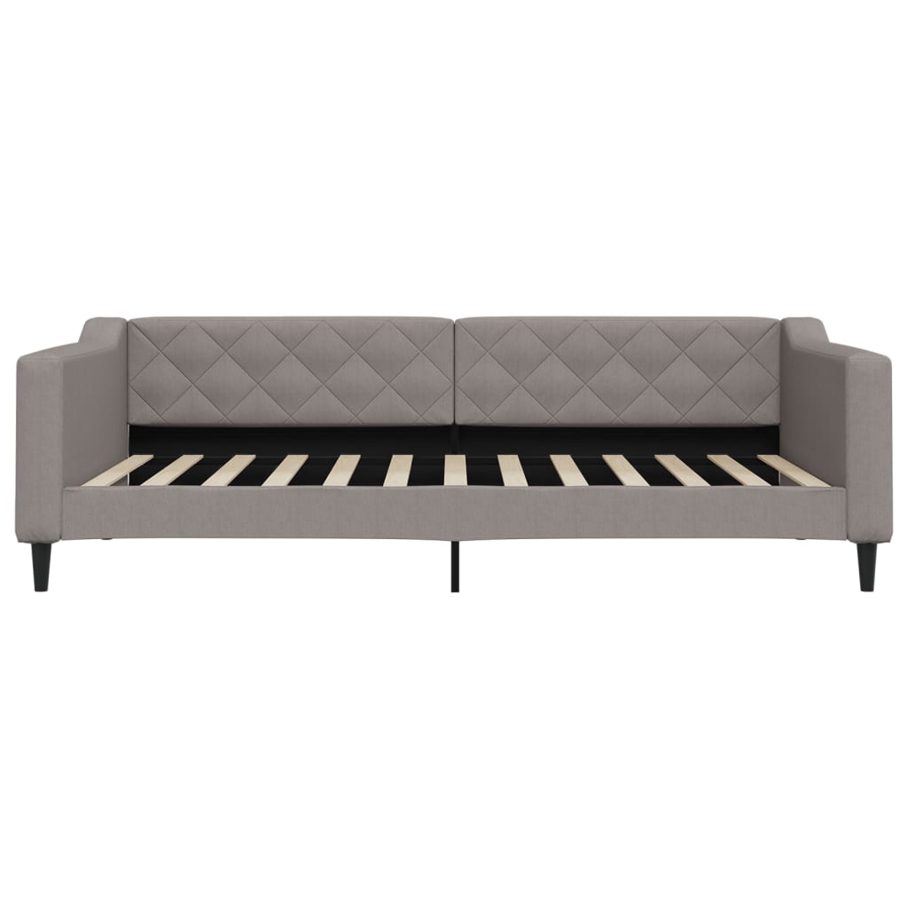Divano Letto con Letto Estraibile Tortora 100x200 cm in Tessuto | homemem39