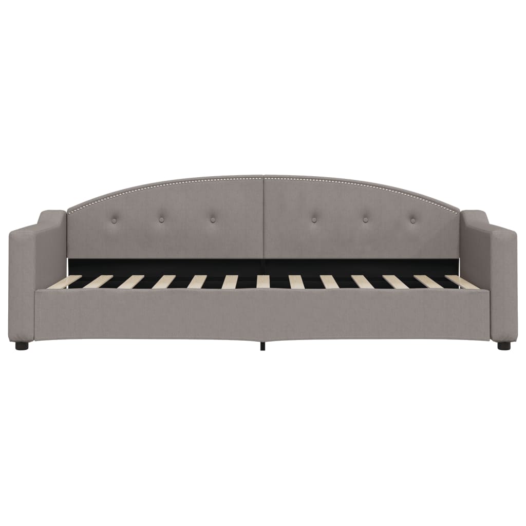 Divano Letto con Letto Estraibile Tortora 80x200 cm Tessuto | homemem39