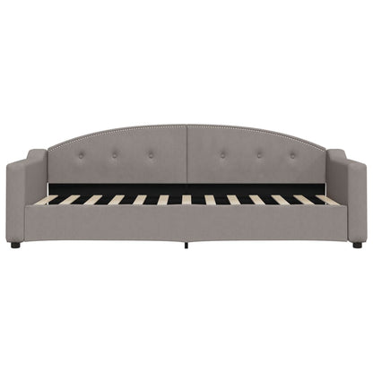 Divano Letto con Letto Estraibile Tortora 80x200 cm Tessuto | homemem39