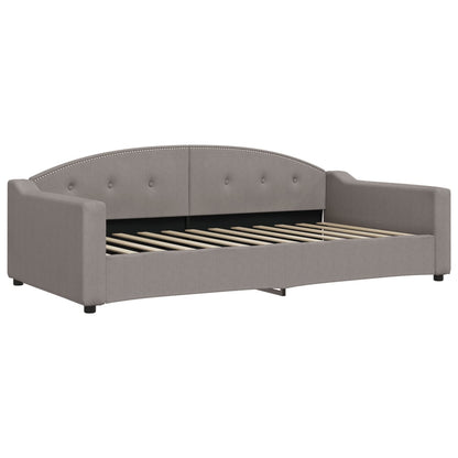 Divano Letto con Letto Estraibile Tortora 100x200 cm in Tessuto | homemem39