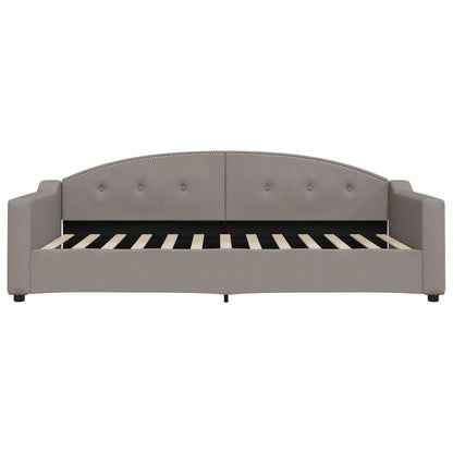 Divano Letto con Letto Estraibile Tortora 100x200 cm in Tessuto | homemem39