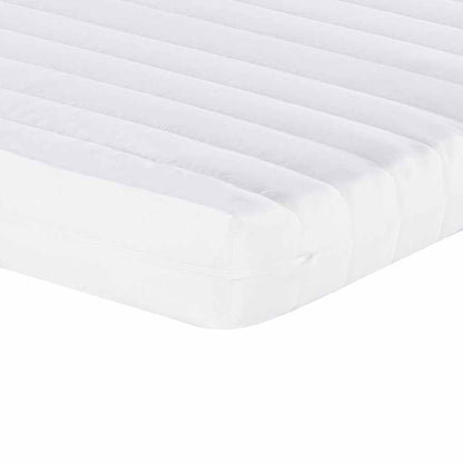 Divano Letto Estraibile con Materassi Nero 80x200 cm Velluto