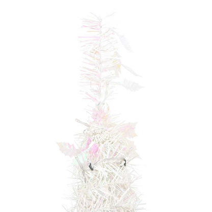 Albero di Natale Artificiale Pop-up con 200 LED Bianco 210 cm