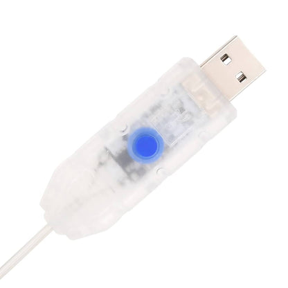 Albero di Natale Artificiale Pop-up Neve Fioccata 150 LED 180cm