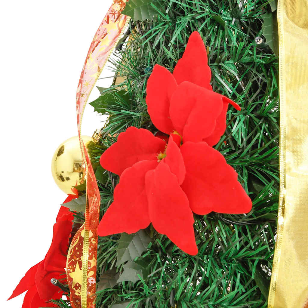 Albero di Natale Artificiale Pop-up con 200 LED Verde 210 cm