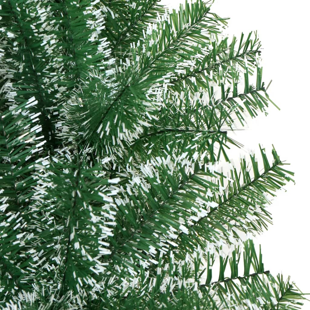 Albero di Natale Artificiale con Neve Fioccata Verde 210 cm - homemem39