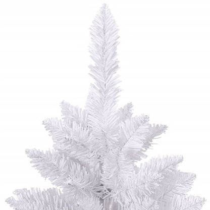 Albero di Natale Artificiale Incernierato con Base Bianco 270cm