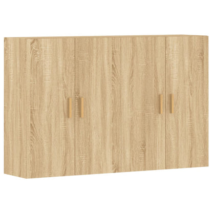 Armadietti a Parete 2 pz Rovere Sonoma in Legno Multistrato - homemem39