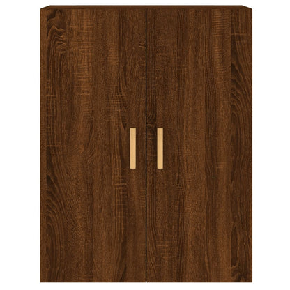 Armadietti a Parete 2 pz Rovere Marrone in Legno Multistrato - homemem39