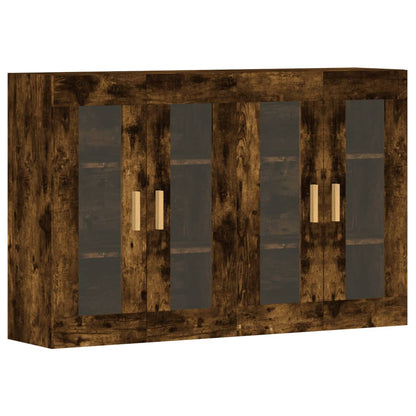 Armadietti a Parete 2 pz in legno multistrato