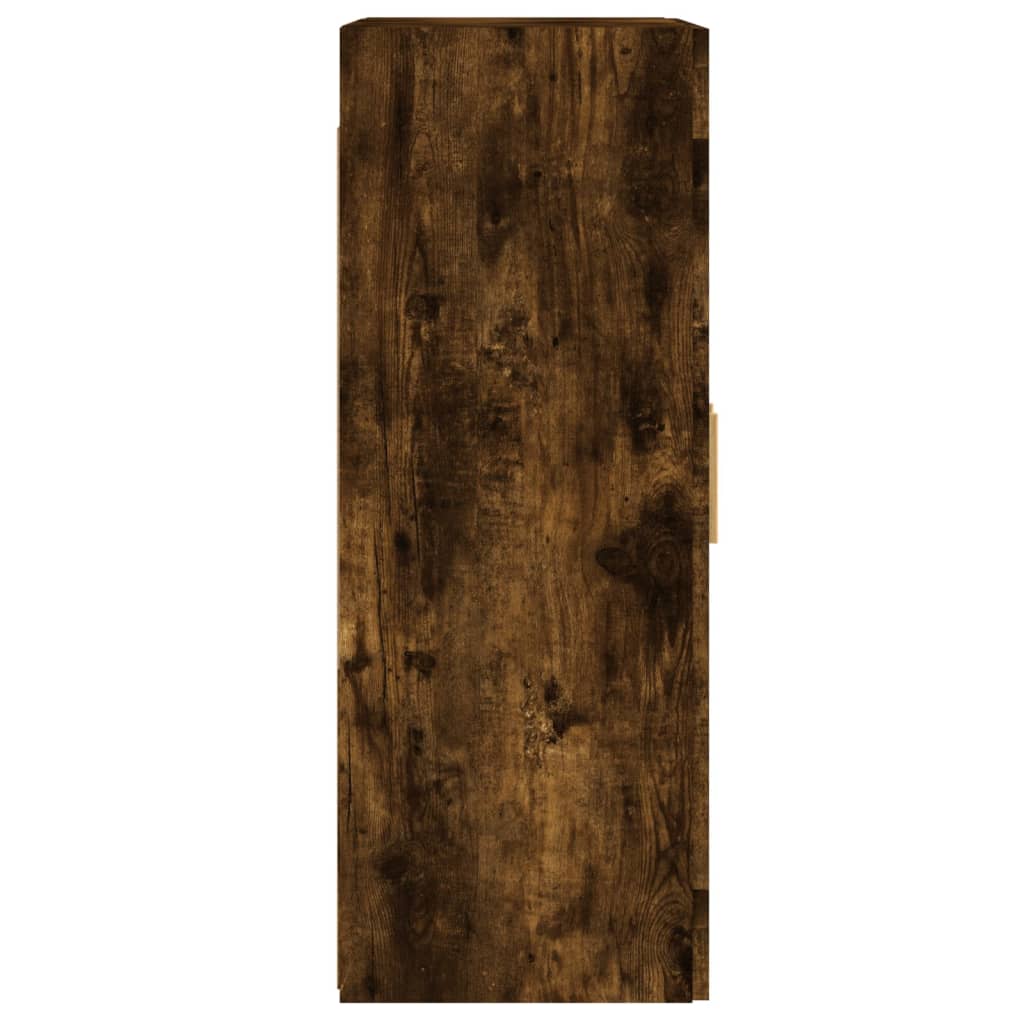 Armadietti a Parete 2 pz Rovere Fumo in Legno Multistrato - homemem39