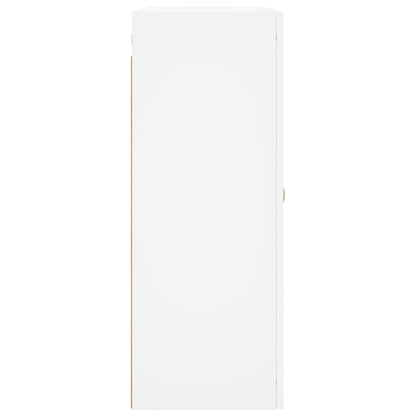 Armadietti a Parete 2 pz Bianchi in Legno Multistrato - homemem39