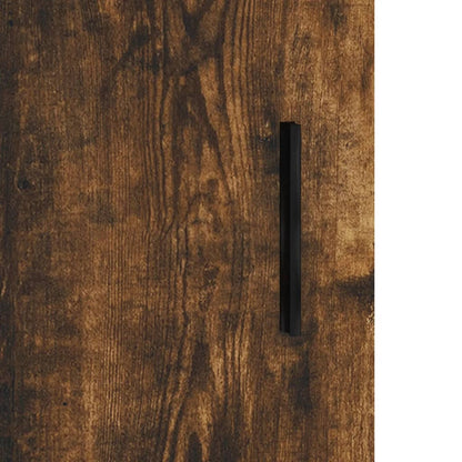 Armadietti a Parete 2 pz Rovere Fumo in Legno Multistrato | homemem39
