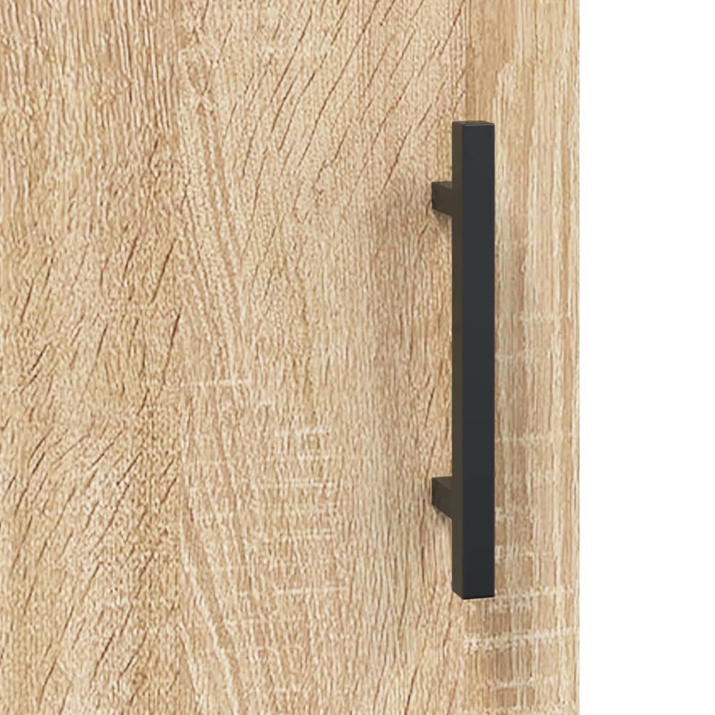 Armadietti a Parete 2 pz Rovere Sonoma in Legno Multistrato | homemem39