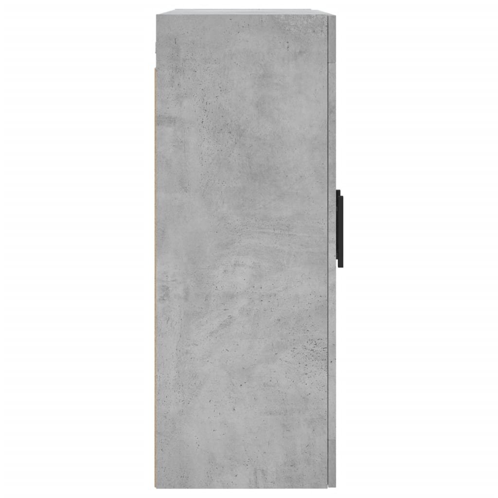 Armadietti a Parete 2 pz Grigio Cemento in Legno Multistrato | homemem39
