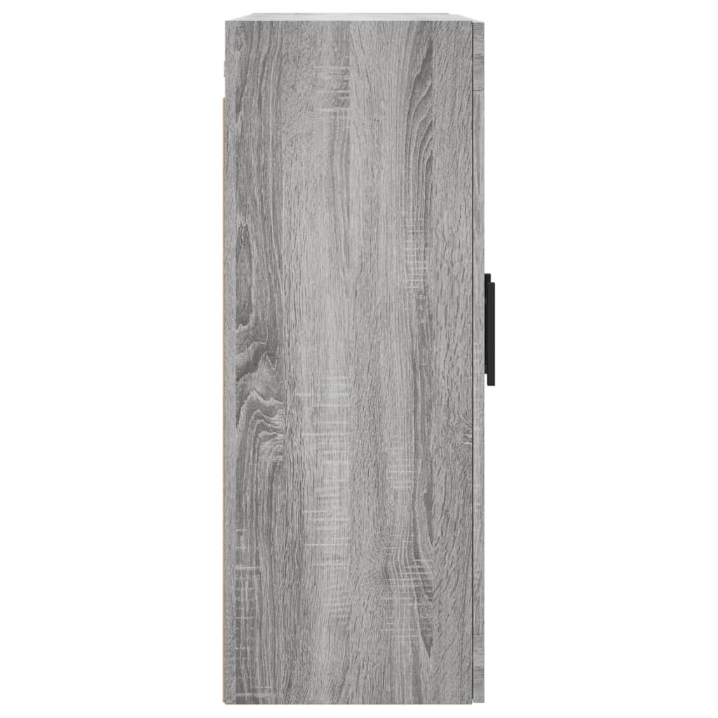 Armadietti a Parete 2 pz Grigio Sonoma in Legno Multistrato | homemem39