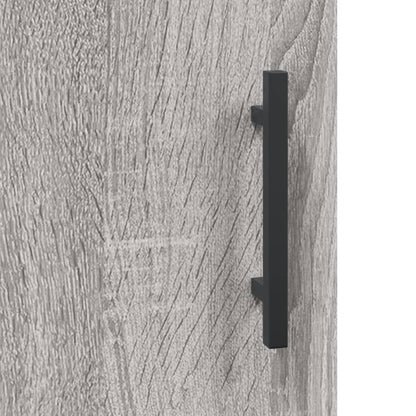 Armadietti a Parete 2 pz Grigio Sonoma in Legno Multistrato | homemem39