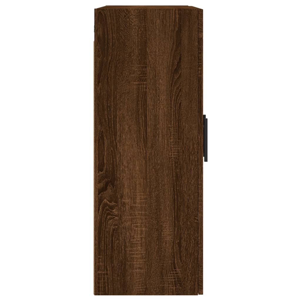 Armadietti a Parete 2 pz Rovere Marrone in Legno Multistrato | homemem39