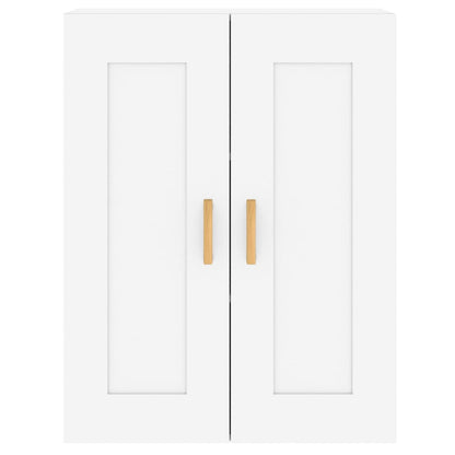 Armadietti a Parete 2 pz Bianchi in Legno Multistrato | homemem39